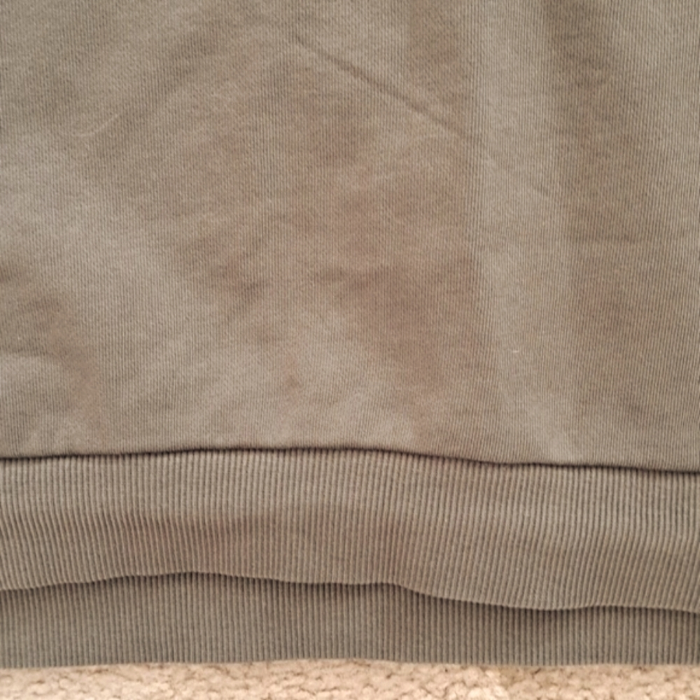 XLARGE SKIMS MENS MILITARY GREEN RELAXED HOODIE - Picture 8 of 10